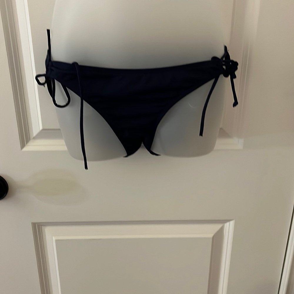 Navy athleta swim bottoms small